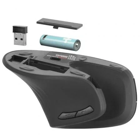 Mars Gaming MMW-ErgoPro Ratón Gaming Ergonómico Inalámbrico 3200 DPI Mars Gaming MMW-ErgoPro Ratón Gaming Ergonómico Inalámbrico 3200 DPI